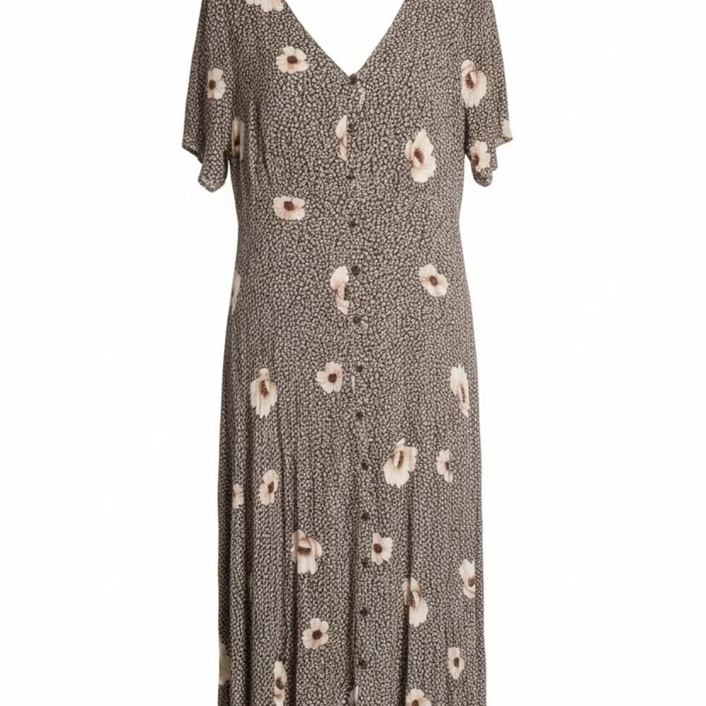 Floral V-Neck Dress - Picture 9 of 10